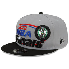 New Era - Boston Celtics 2022 Eastern Conference Champions Locker Room 9FIFTY Snapback Adjustable Hat - Gray/Black