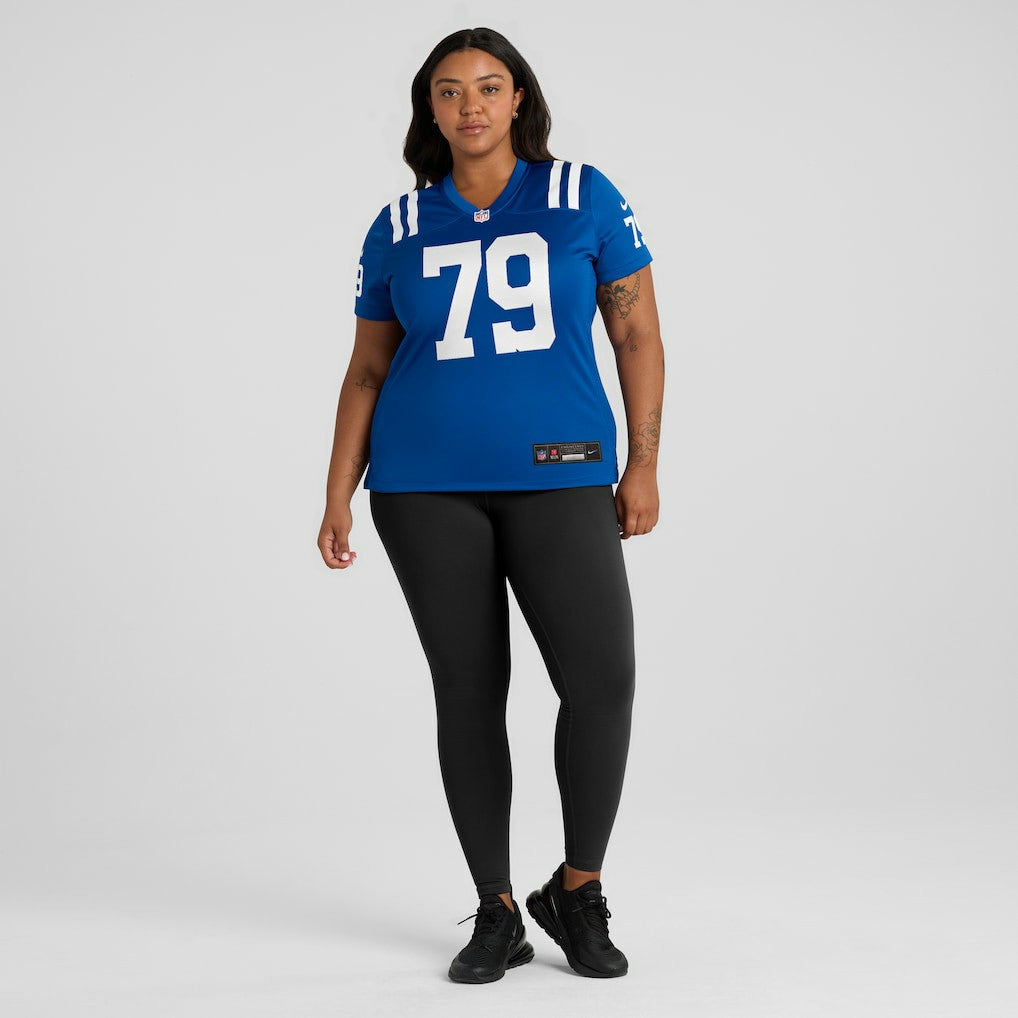Bernhard Raimann Indianapolis Colts Women's Player Game Jersey Royal - Nike