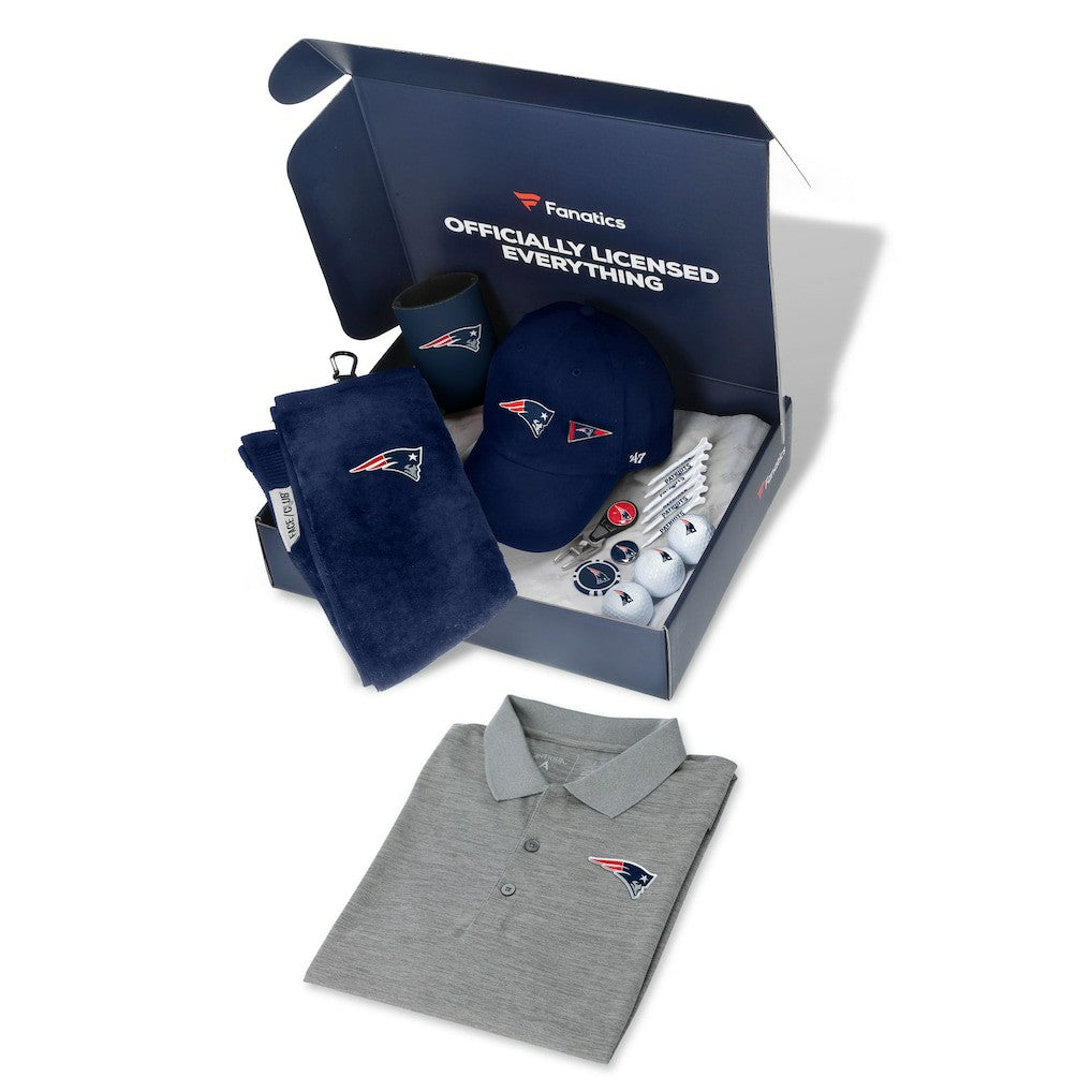 New England Patriots WinCraft Pack Golf Themed Gift Box $155+ Value - Fanatics