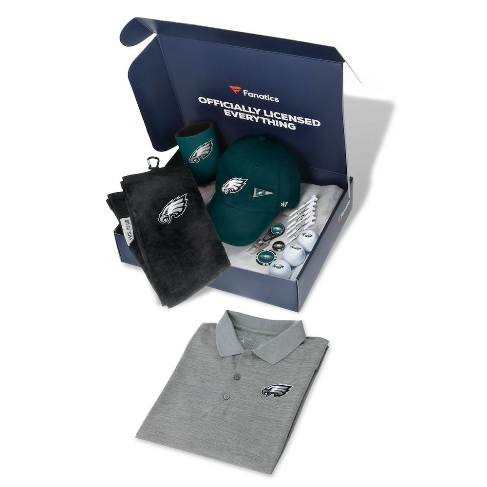 Philadelphia Eagles WinCraft Pack Golf Themed Gift Box $155+ Value - Fanatics