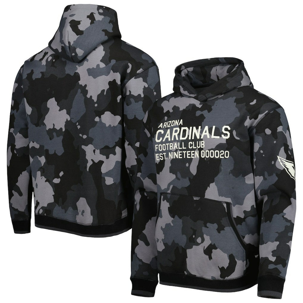 Arizona Cardinals The Wild Collective Camo Pullover Hoodie Black - NFL