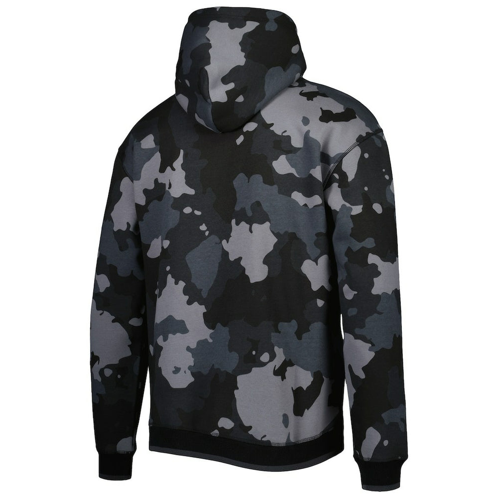 New England Patriots The Wild Collective Camo Pullover Hoodie Black - NFL