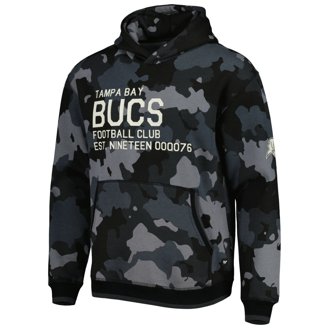 Tampa Bay Buccaneers The Wild Collective Camo Pullover Hoodie Black - NFL