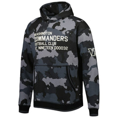 Washington Commanders The Wild Collective Camo Pullover Hoodie Black - NFL
