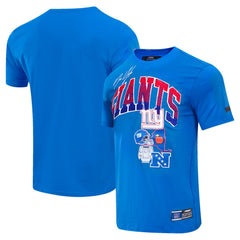 New York Giants Pro Standard Super Bowl XLVI Patch Hometown Collection T-Shirt Royal - NFL