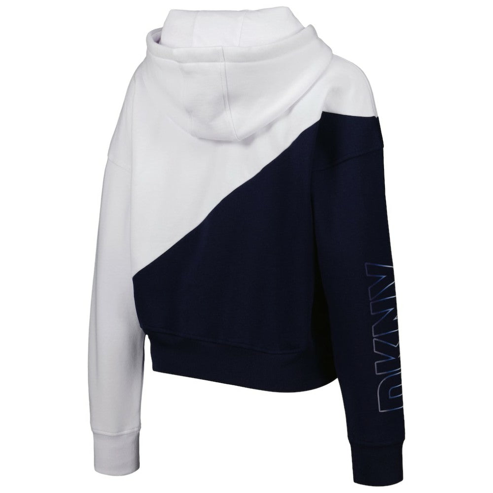 Atlanta Braves DKNY Sport Women's Bobbi Colorblock Pullover Hoodie Near Me