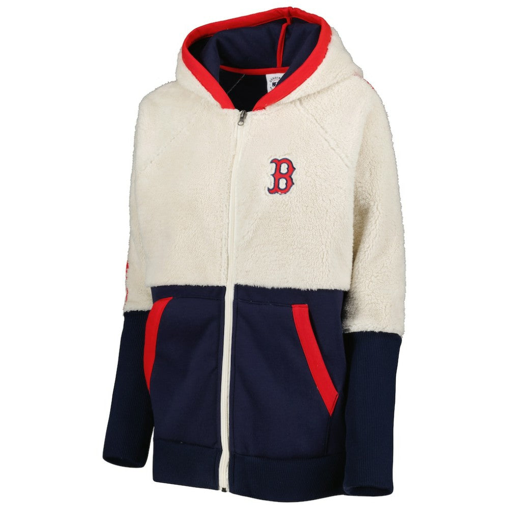 Boston Red Sox G-III 4Her by Carl Banks Women's Shuffle It Raglan Full-Zip Hoodie discount