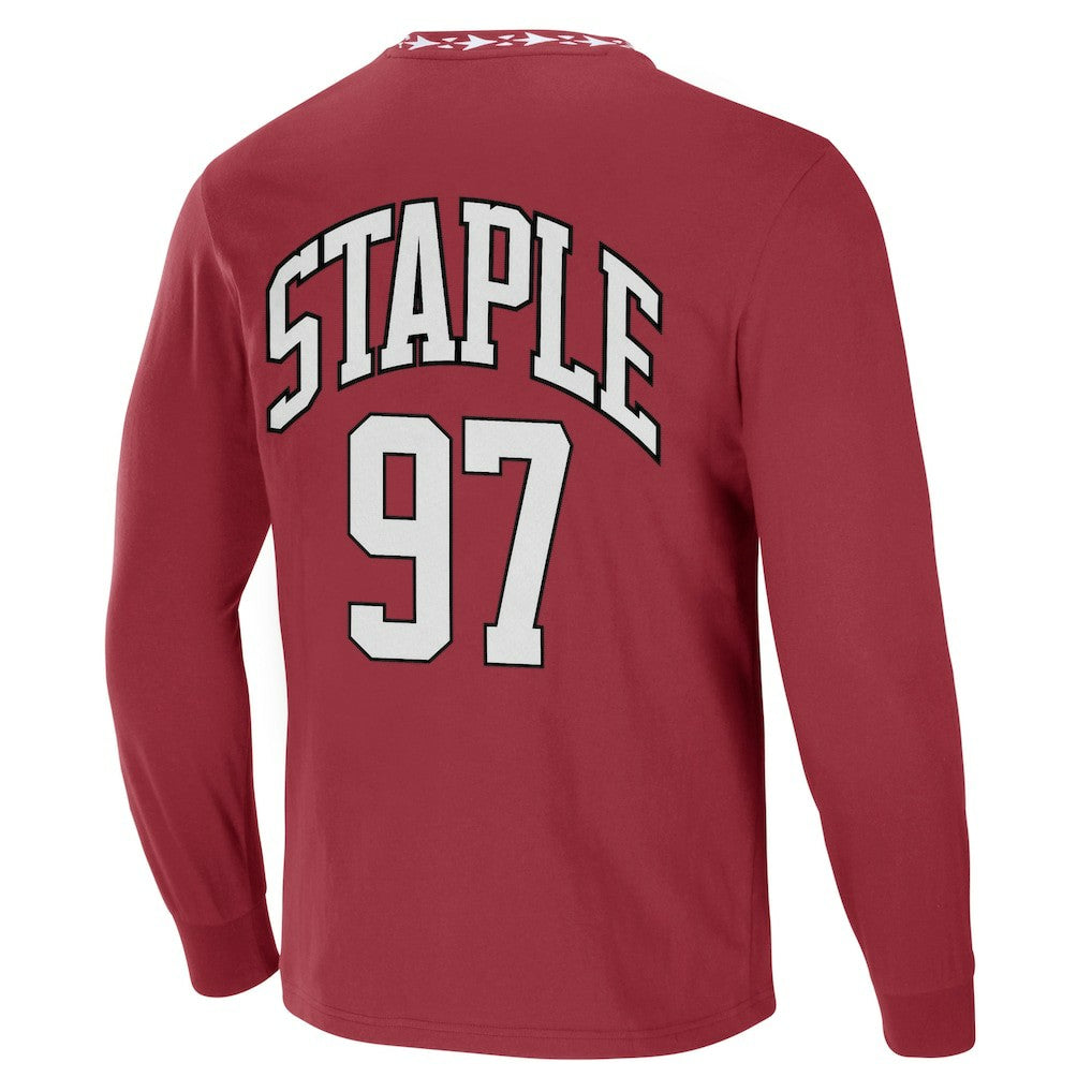 Arizona Cardinals NFL x Staple Core Team Long Sleeve T-Shirt Red - NFL