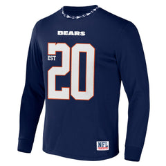 Chicago Bears NFL x Staple Core Team Long Sleeve T-Shirt Navy - NFL