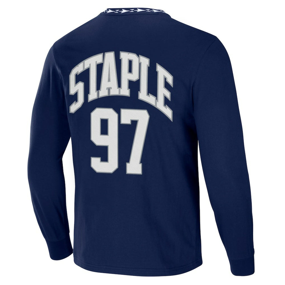 Dallas Cowboys NFL x Staple Core Team Long Sleeve T-Shirt Navy - NFL