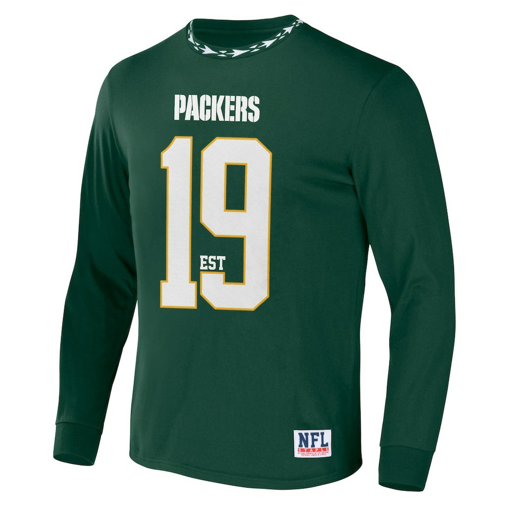 Green Bay Packers NFL x Staple Core Team Long Sleeve T-Shirt Hunter Green - NFL