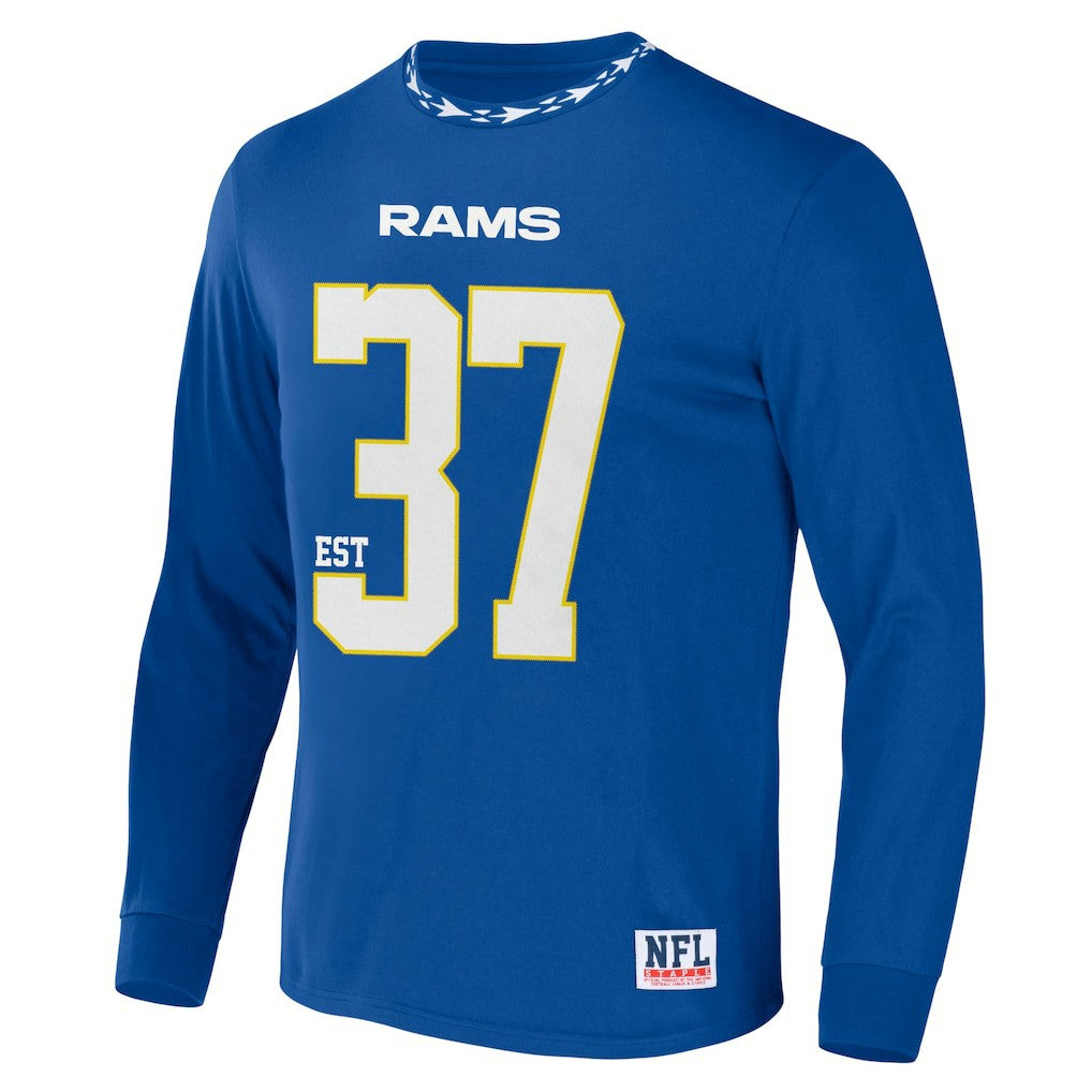 Los Angeles Rams NFL x Staple Core Team Long Sleeve T-Shirt Royal - NFL