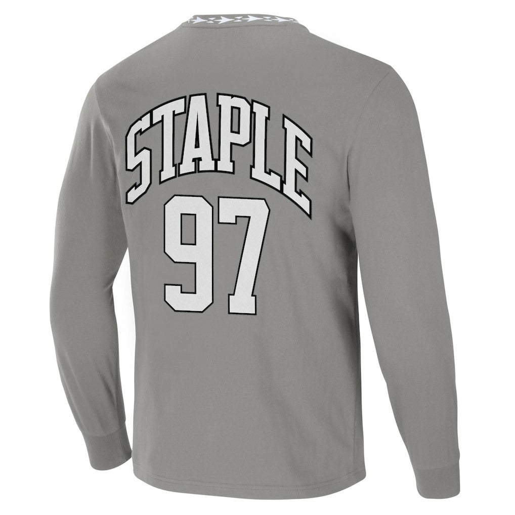 Las Vegas Raiders NFL x Staple Core Team Long Sleeve T-Shirt Gray - NFL