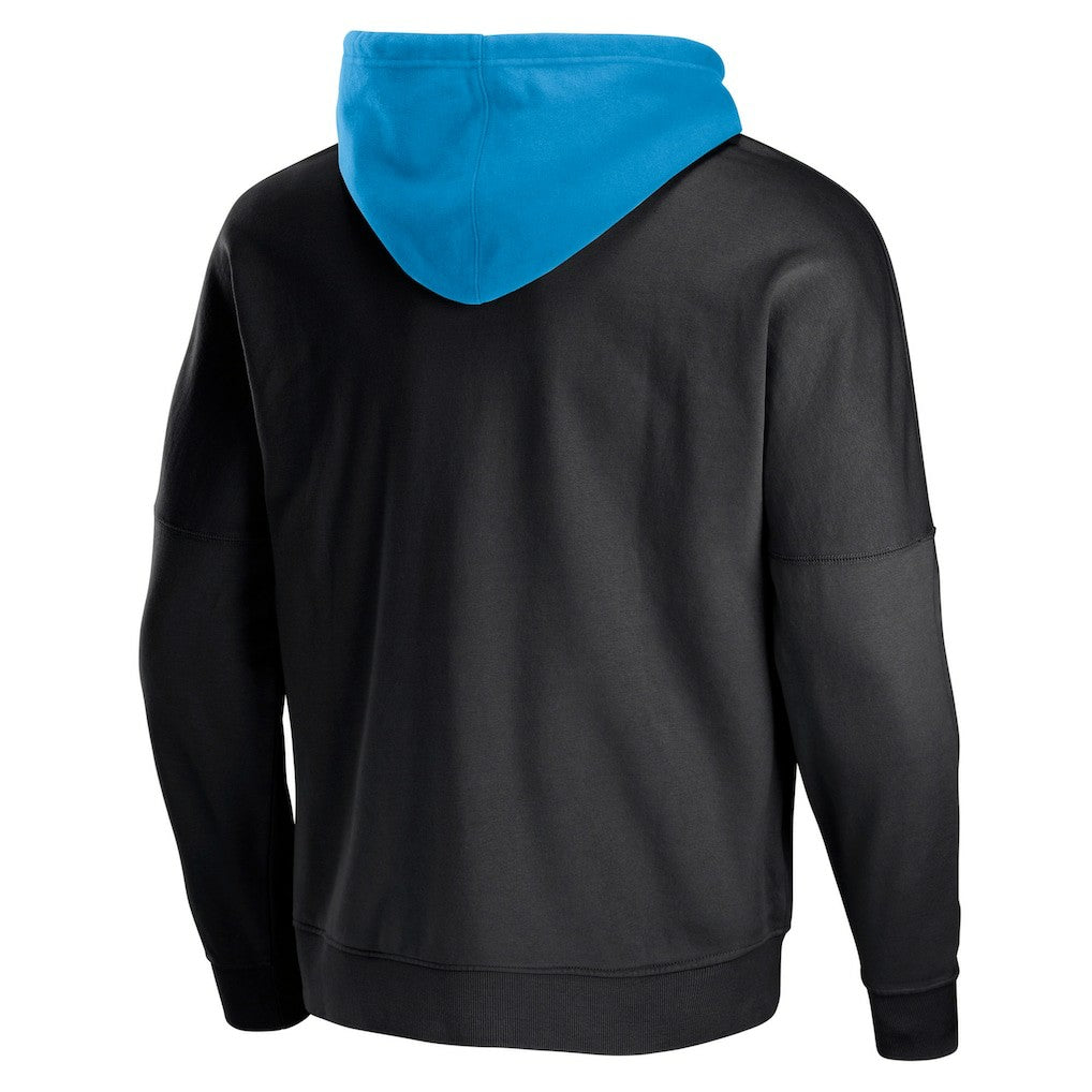 Carolina Panthers NFL x Staple Throwback Vintage Wash Pullover Hoodie Black - NFL