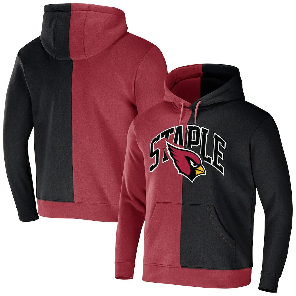 Arizona Cardinals NFL x Staple Split Logo Pullover Hoodie Cardinal - NFL