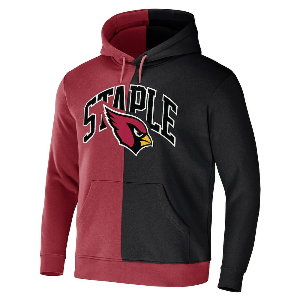 Arizona Cardinals NFL x Staple Split Logo Pullover Hoodie Cardinal - NFL