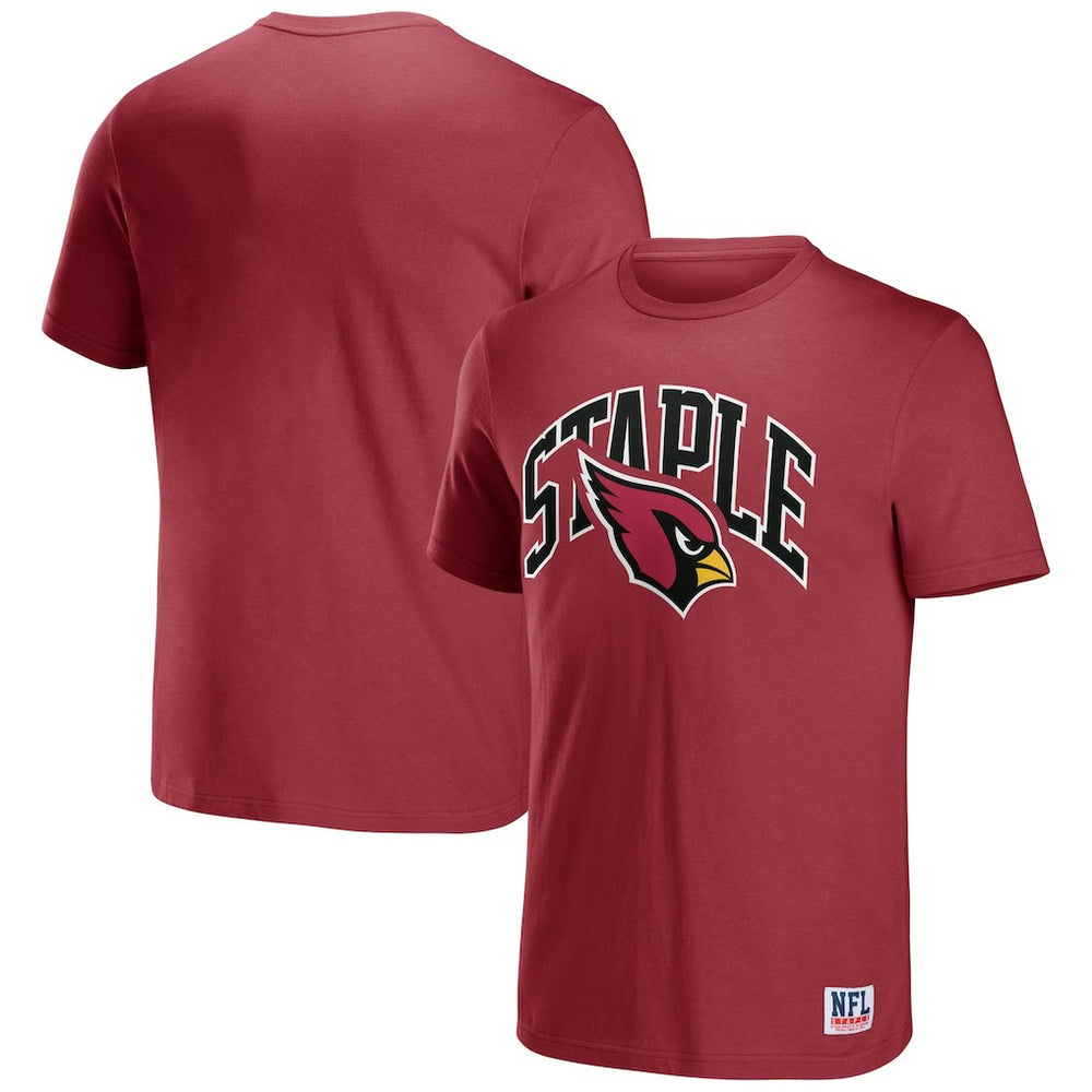 Arizona Cardinals NFL x Staple Logo Lockup T-Shirt Cardinal - NFL