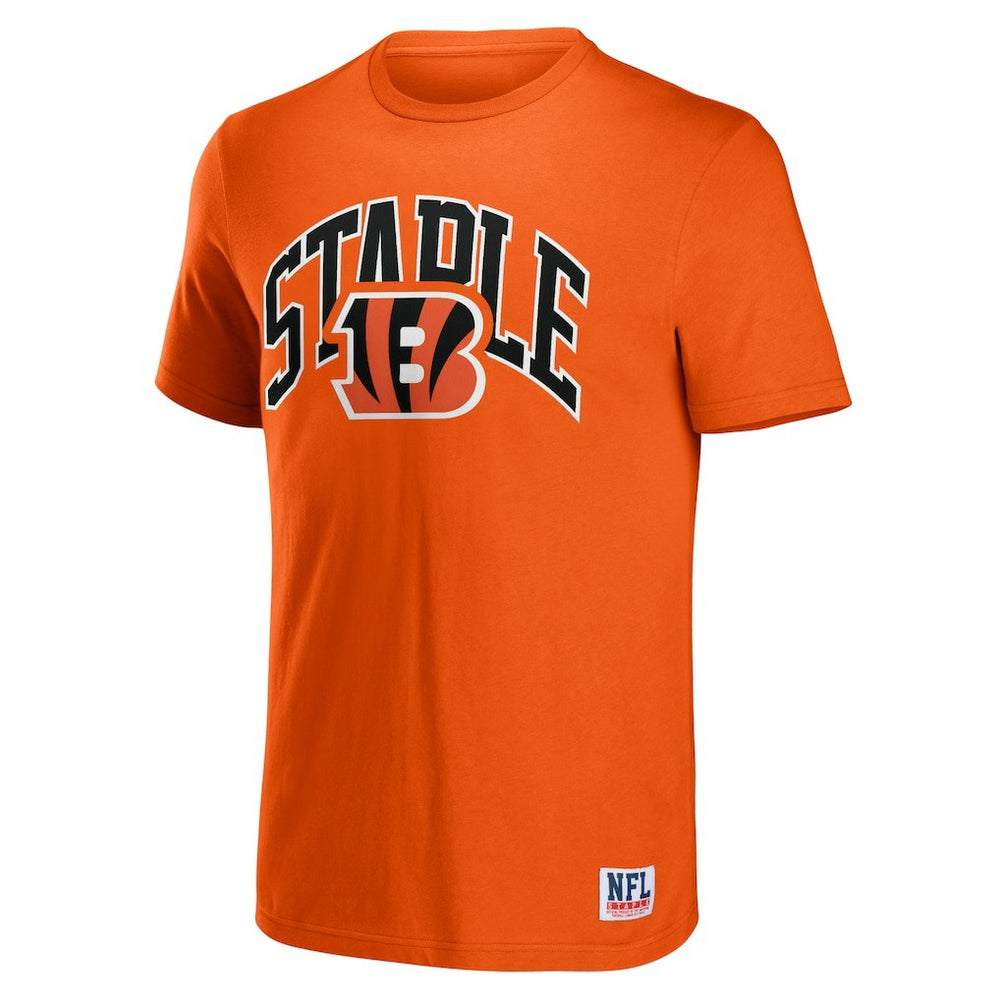 Cincinnati Bengals NFL x Staple Logo Lockup T-Shirt Orange - NFL
