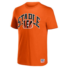 Cincinnati Bengals NFL x Staple Logo Lockup T-Shirt Orange - NFL