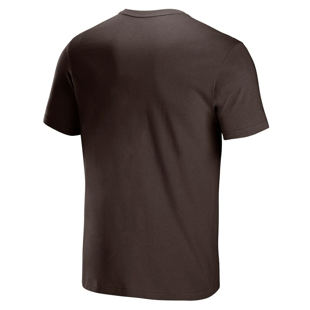 Cleveland Browns NFL x Staple Logo Lockup T-Shirt Brown - NFL