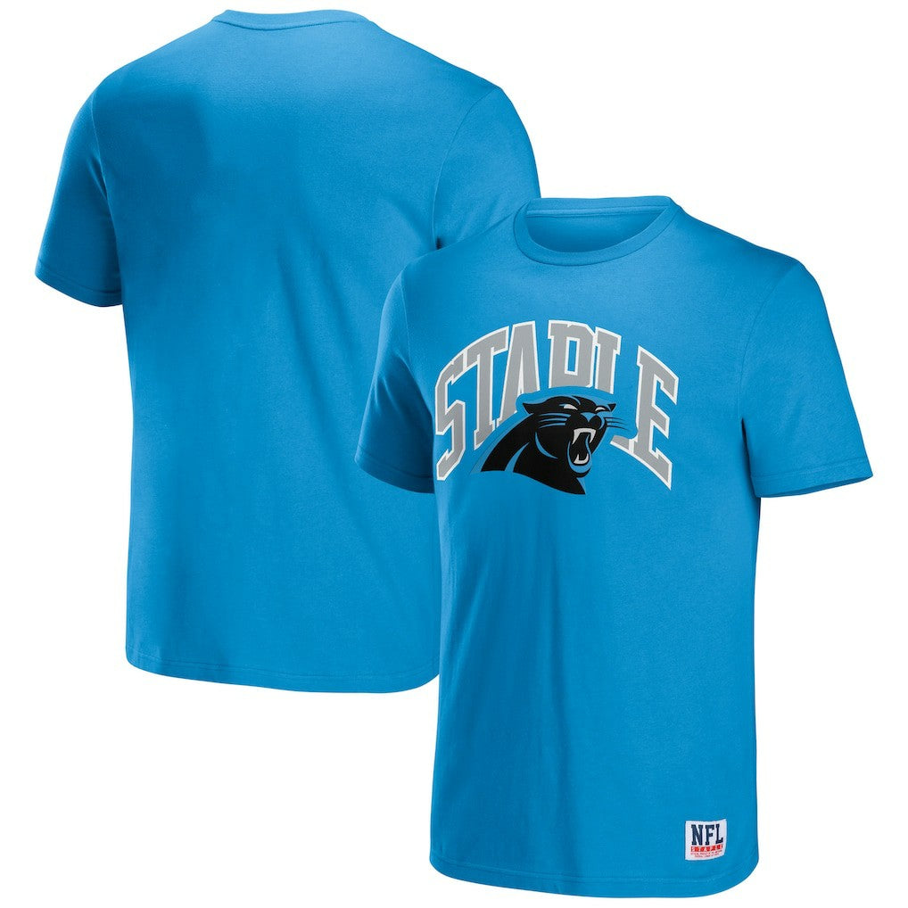 Carolina Panthers NFL x Staple Logo Lockup T-Shirt Blue - NFL