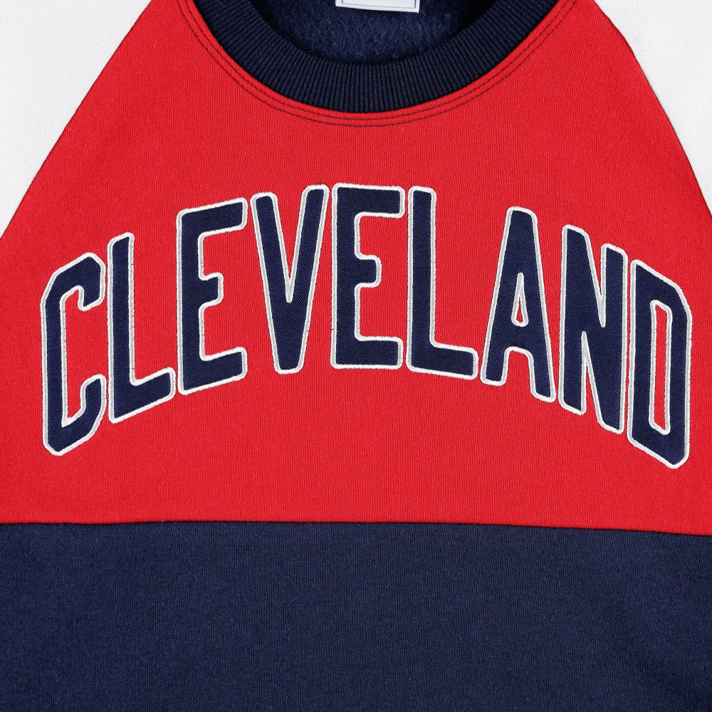 Cleveland Guardians Starter Women's Baseline Raglan Pullover Sweatshirt for sale