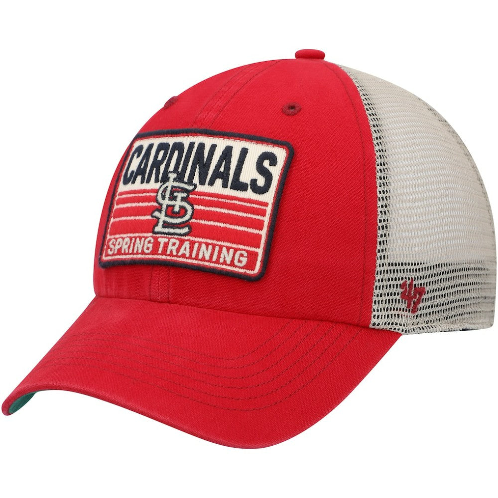 St. Louis Cardinals '47 Four Stroke Clean Up Trucker Snapback Hat Lifestyle