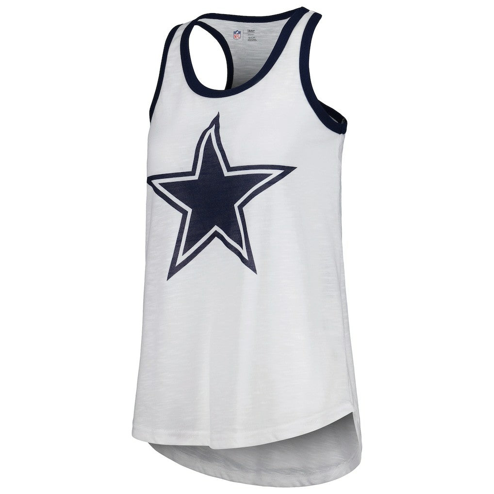 Dallas Cowboys G-III 4Her by Carl Banks Women's Tater Tank Top White - NFL