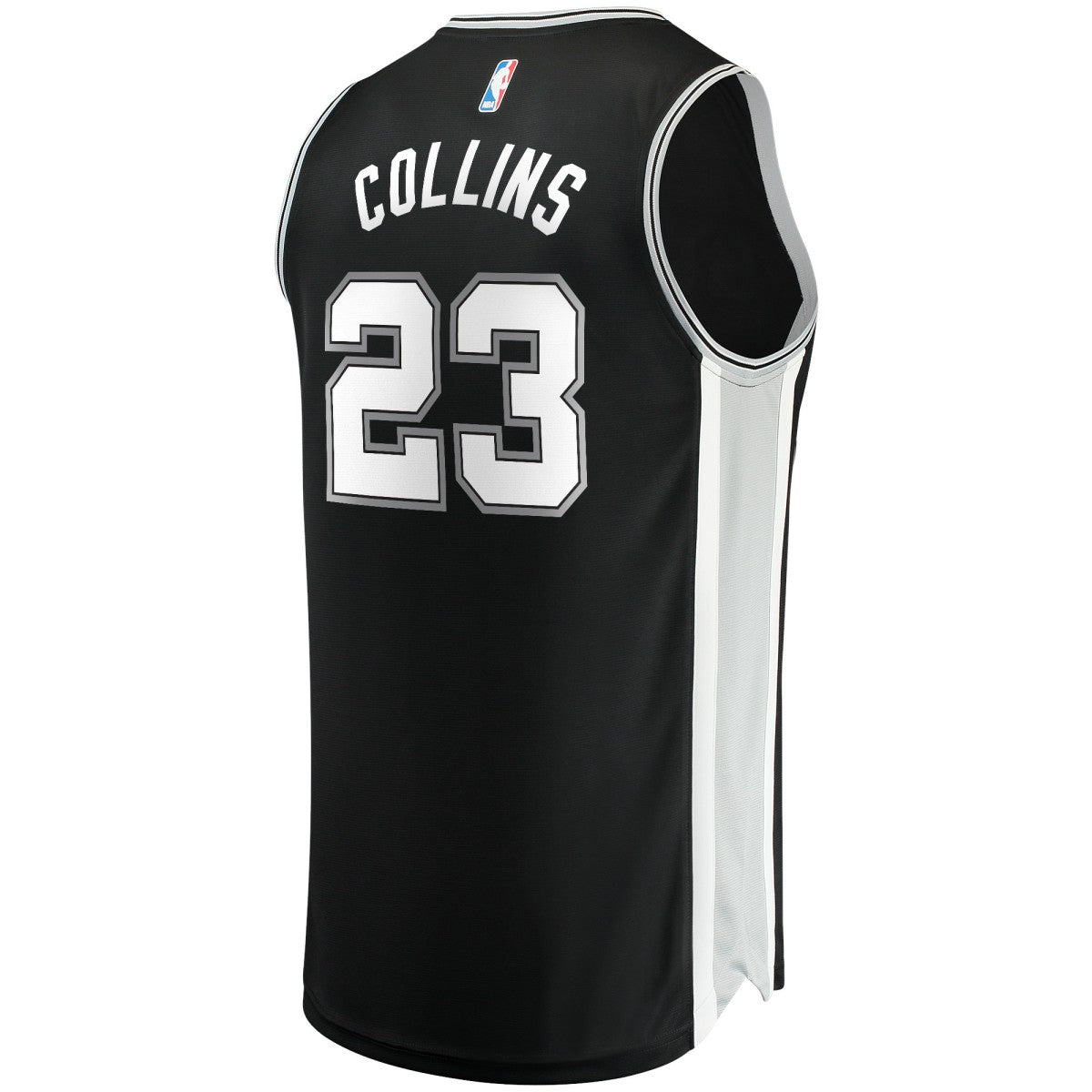 Fanatics - Zach Collins San Antonio Spurs Fast Break Replica Jersey - Icon Edition - Black