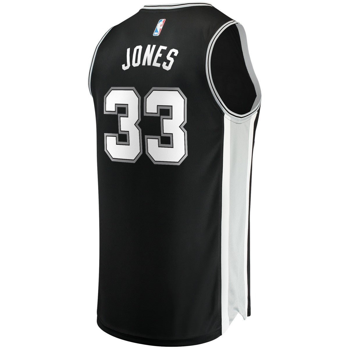 Fanatics - Tre Jones San Antonio Spurs Fast Break Replica Jersey - Icon Edition - Black