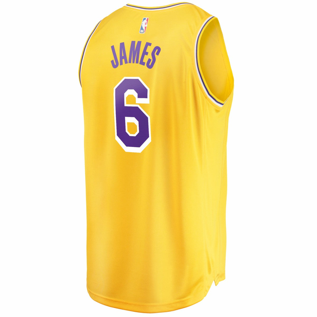 Fanatics - LeBron James Los Angeles Lakers 2021/22 Fast Break Replica Jersey - Icon Edition - Gold