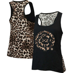 Chicago Cubs Majestic Threads Women's Leopard Tank Top for sale