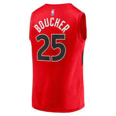 Fanatics - Chris Boucher Toronto Raptors Youth Fast Break Replica Jersey - Icon Edition - Red
