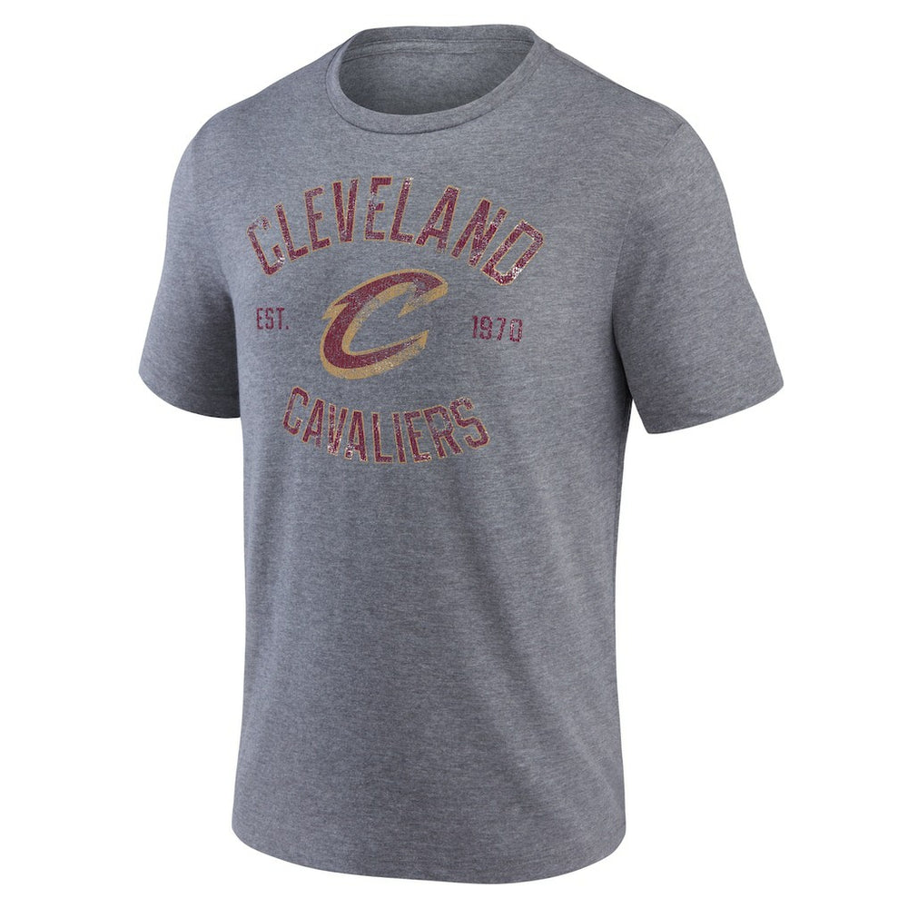 NBA - Cleveland Cavaliers Heritage Tri-Blend T-Shirt - Heather Gray