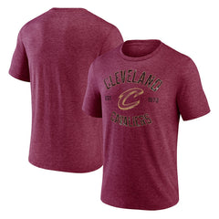 NBA - Cleveland Cavaliers Heritage Tri-Blend T-Shirt - Wine