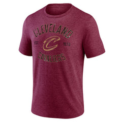 NBA - Cleveland Cavaliers Heritage Tri-Blend T-Shirt - Wine