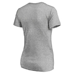 NBA - Cleveland Cavaliers Women's Primary Team Logo V-Neck T-Shirt - Heathered Gray