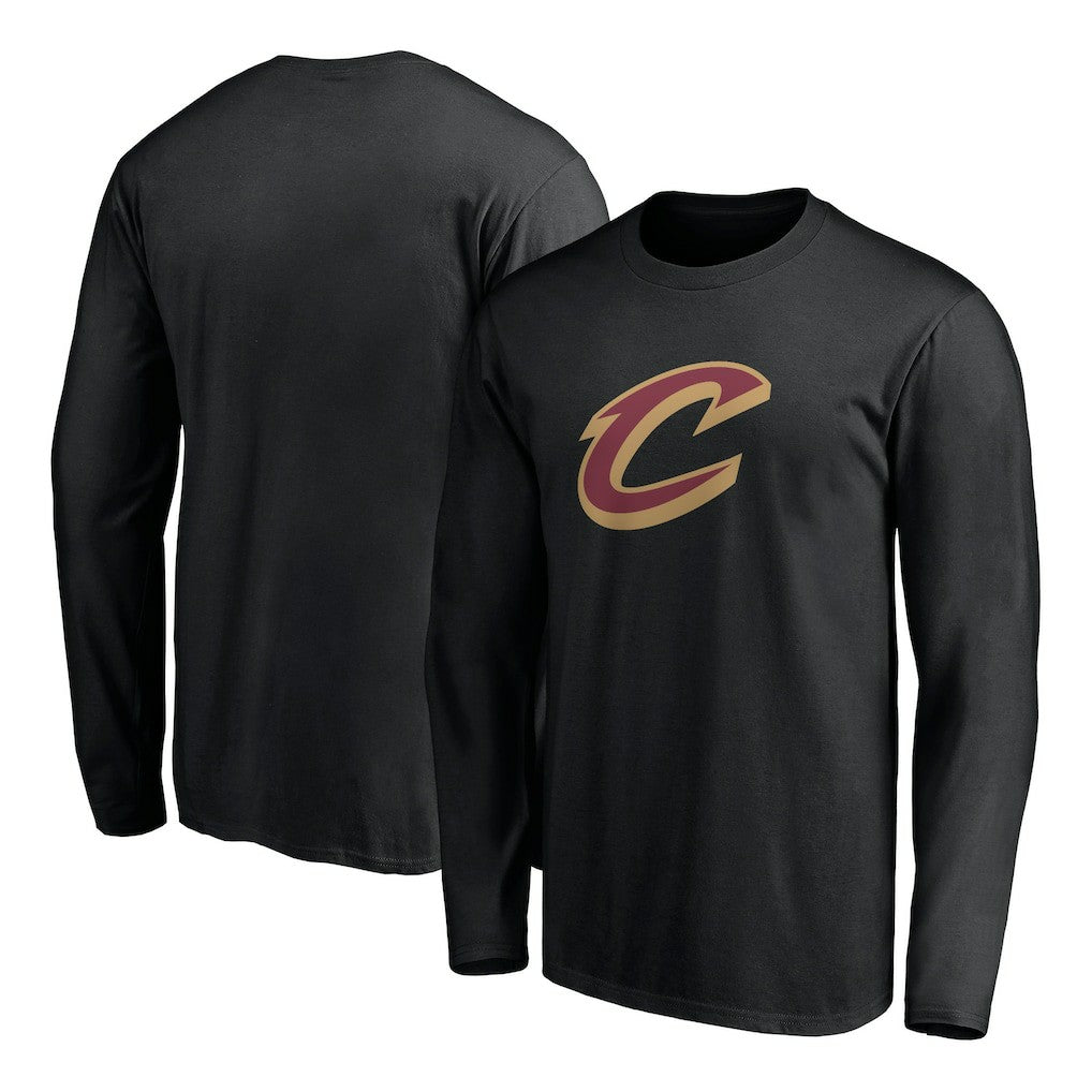 NBA - Cleveland Cavaliers Primary Logo Team Long Sleeve T-Shirt - Black