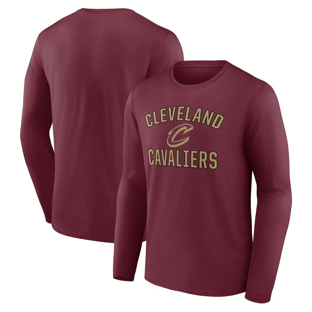 NBA - Cleveland Cavaliers Victory Arch Team Long Sleeve T-Shirt - Wine