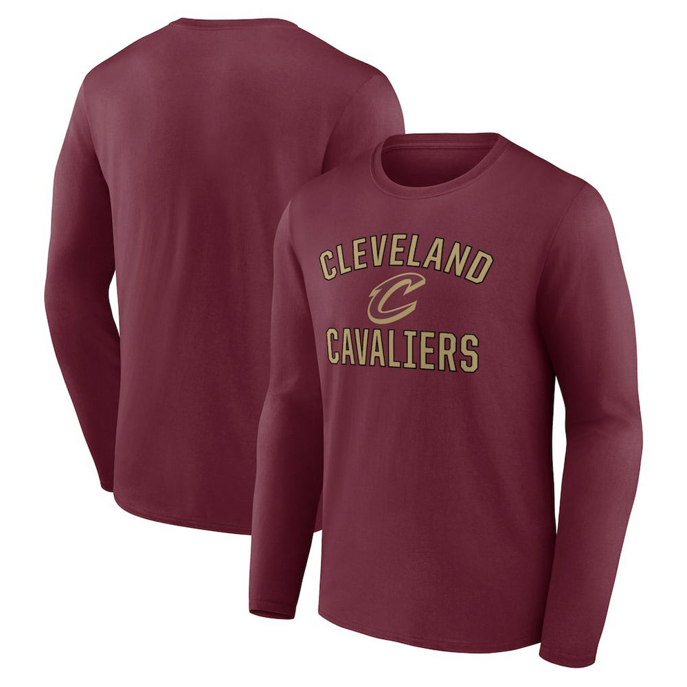 NBA - Cleveland Cavaliers Victory Arch Team Long Sleeve T-Shirt - Wine