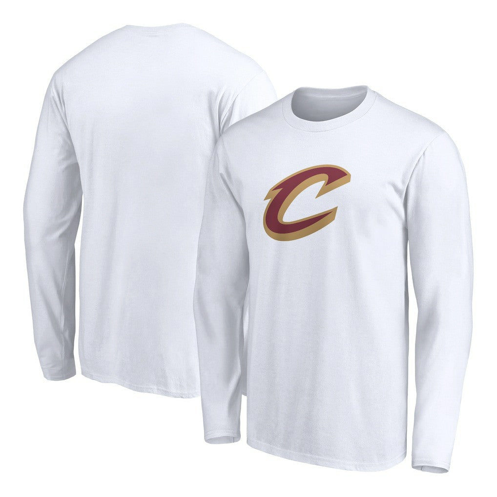 NBA - Cleveland Cavaliers Primary Logo Team Long Sleeve T-Shirt - White