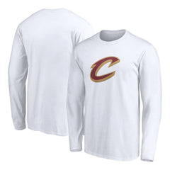NBA - Cleveland Cavaliers Primary Logo Team Long Sleeve T-Shirt - White