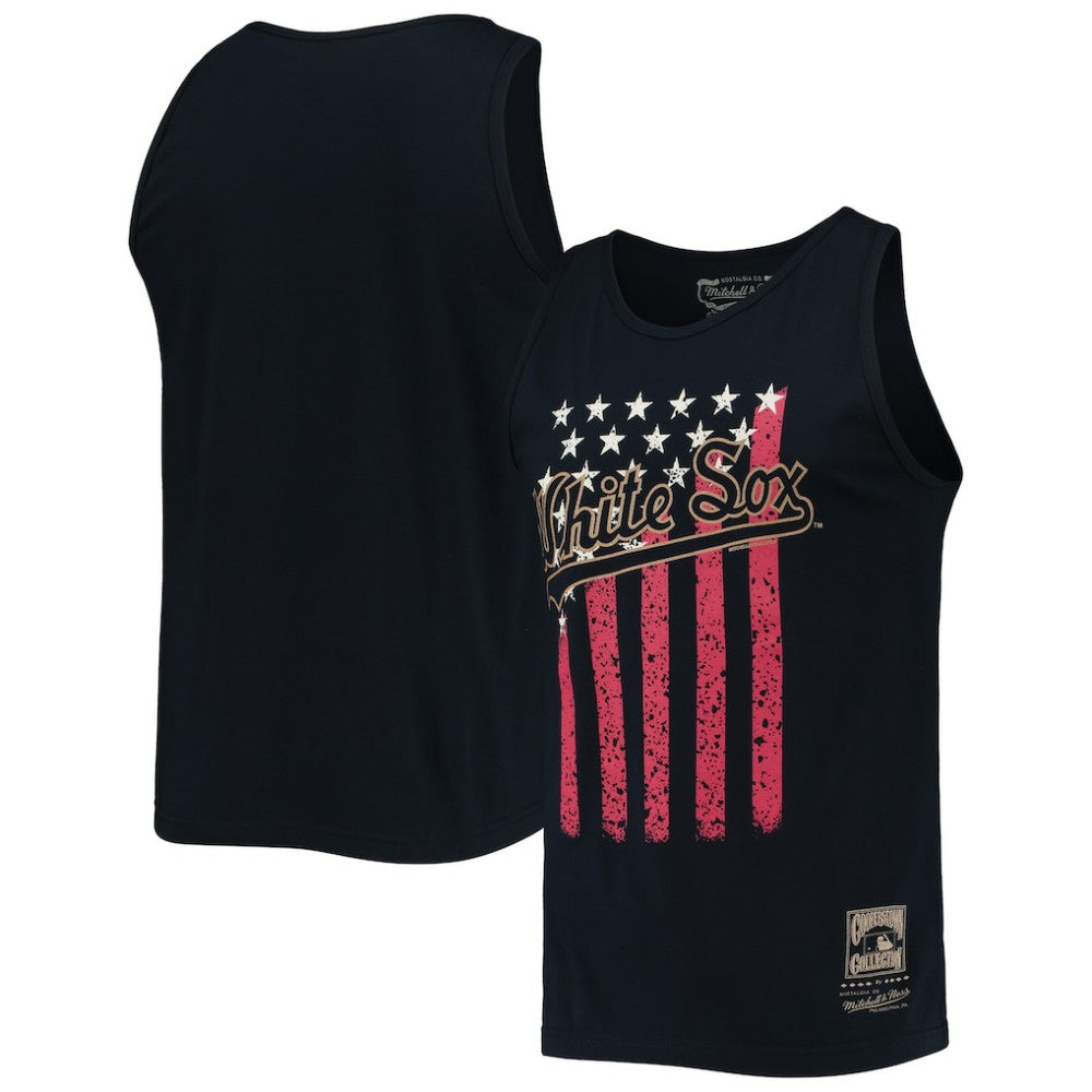 Chicago White Sox Mitchell & Ness Cooperstown Collection Stars and Stripes Tank Top On Sale