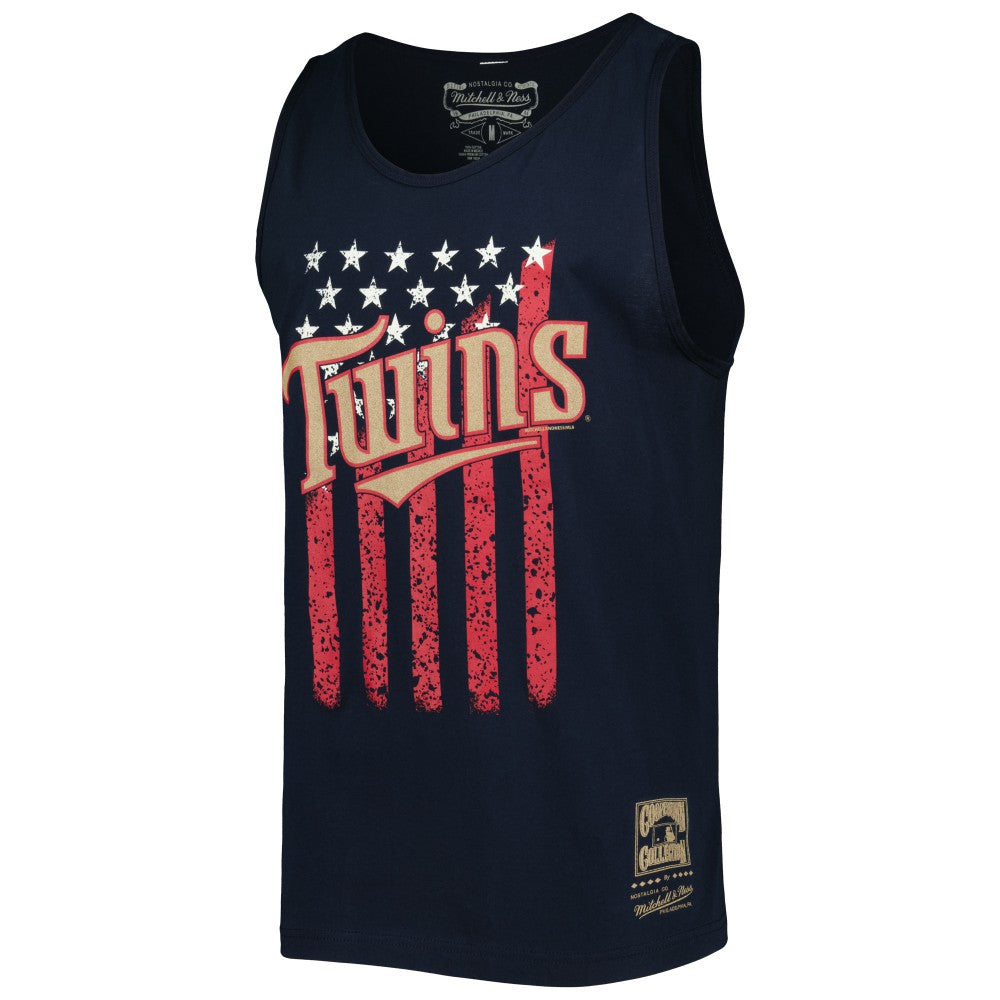 Minnesota Twins Mitchell & Ness Cooperstown Collection Stars and Stripes Tank Top Near Me