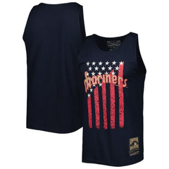 Seattle Mariners Mitchell & Ness Cooperstown Collection Stars and Stripes Tank Top Online