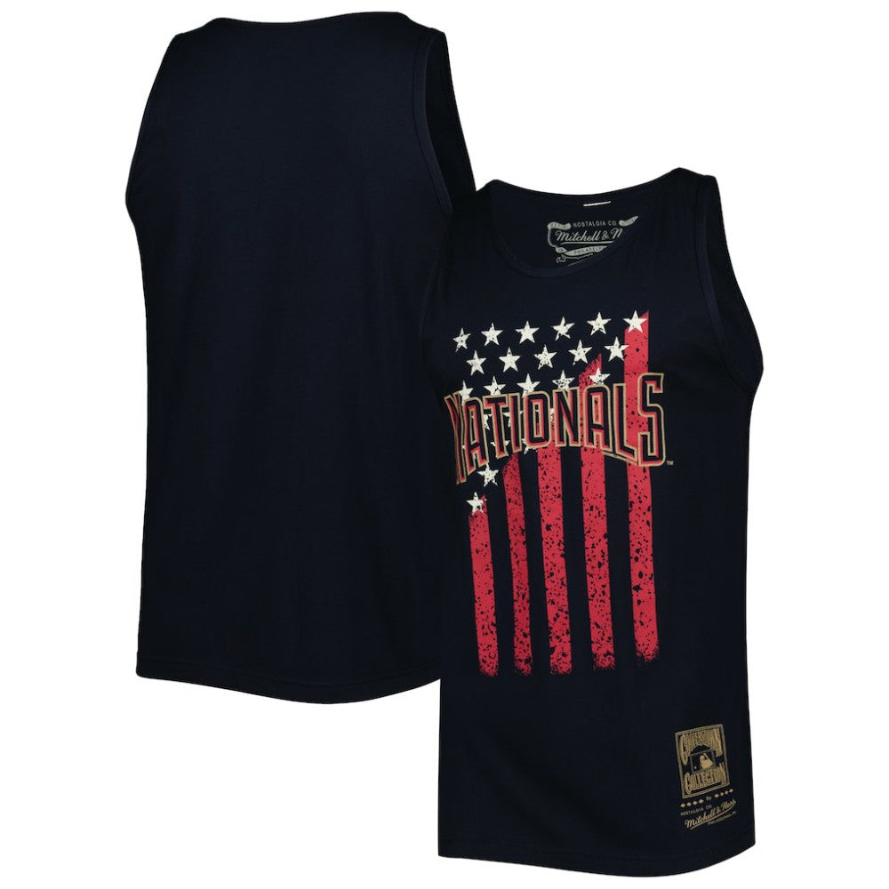 Washington Nationals Mitchell & Ness Cooperstown Collection Stars and Stripes Tank Top Sale