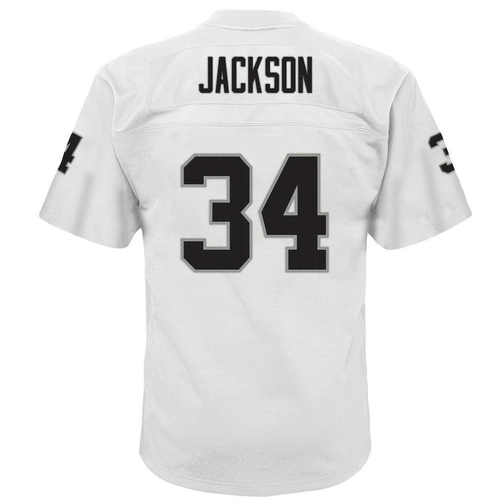 Bo Jackson Las Vegas Raiders Youth 1988 Retired Player Legacy Jersey White - Mitchell & Ness