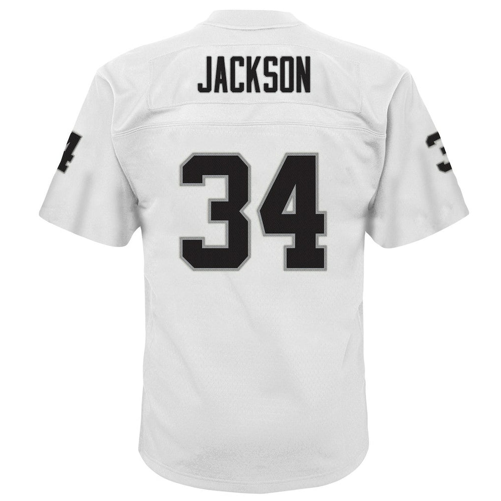 Bo Jackson Las Vegas Raiders Youth 1988 Retired Player Legacy Jersey White - Mitchell & Ness
