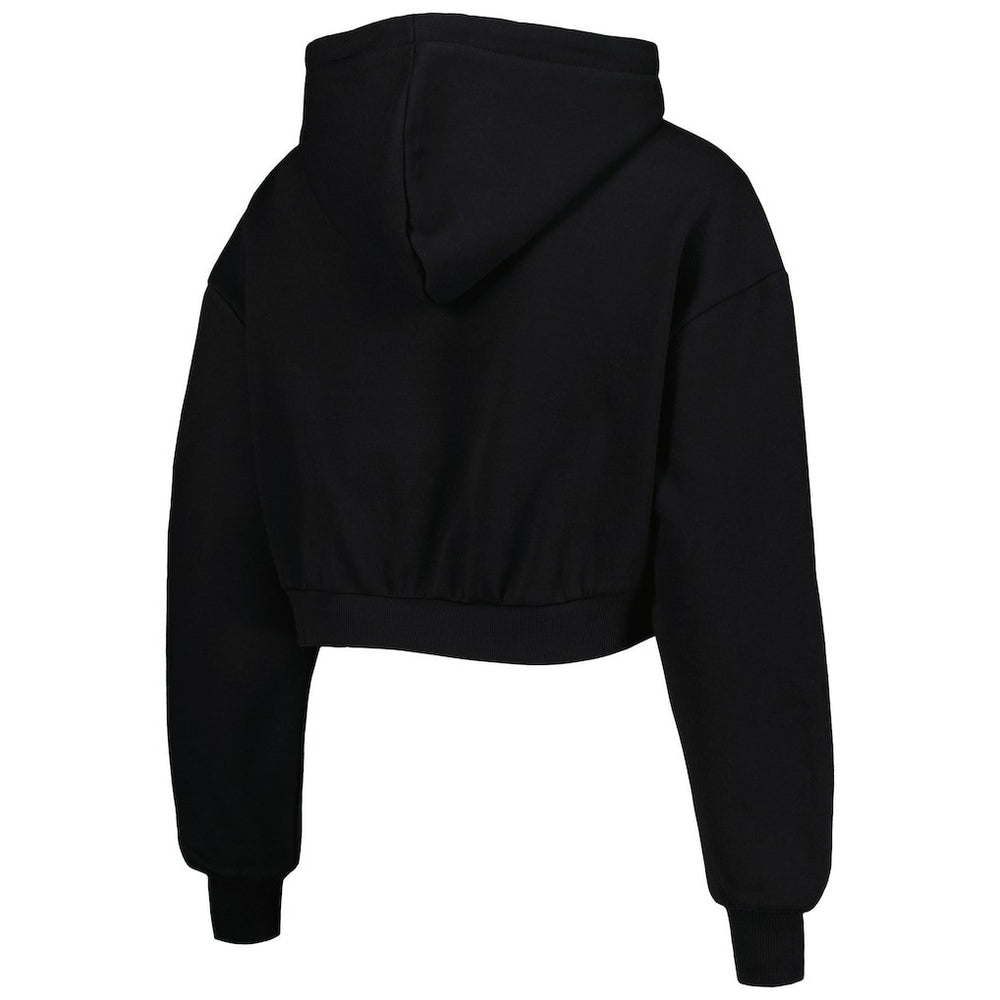 Arizona Cardinals The Wild Collective Women's Cropped Pullover Hoodie Black - NFL