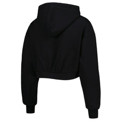 Baltimore Ravens The Wild Collective Women's Cropped Pullover Hoodie Black - NFL